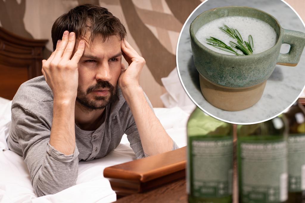 The nutritionist shows what you should eat and drink to cure a hangover